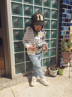 yusyu☺︎︎✩︎さん(キッズ・90cm)の春コーディネート