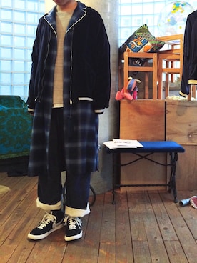 「NOWHAW（ノウハウ）のアイテム」を使った、みずきさん（メンズ・170cm）の夏コーディネート