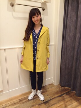 「パジャマ」｜「アイテム（その他アウター）」を使った、kiji*さん（レディース・162cm）の春コーディネート