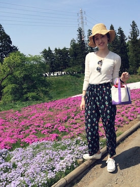 「アイテム（その他トップス）」を使った、kiji*さん（レディース・162cm）の春コーディネート