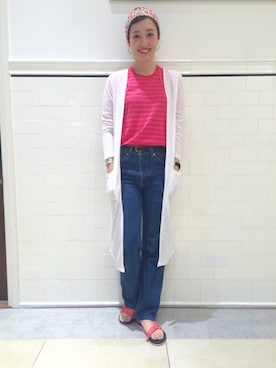 「marimekko（マリメッコ）のアイテム」を使った、kiji*さん（レディース・162cm）の夏コーディネート