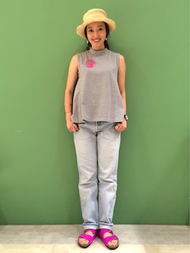 「Levi's」｜kiji*さん（レディース・162cm）の夏コーディネート