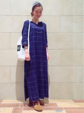「HYKE」｜「アイテム（ワンピース/ドレス）」を使った、kiji*さん（レディース・162cm）の夏コーディネート
