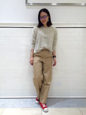「BEAMS LIGHTS Men's（ビームスライツ メンズ）のアイテム」を使った、kiji*さん（レディース・162cm）の冬コーディネート