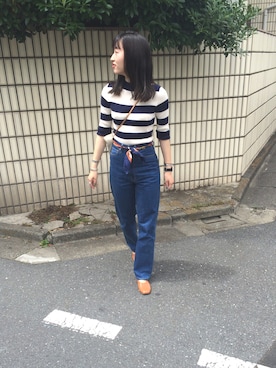 「HERMES（エルメス）のアイテム（バッグ）」を使った、kiji*さん（レディース・162cm）の夏コーディネート