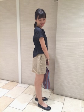 「summer」｜「アイテム（トートバッグ）」を使った、kiji*さん（レディース・162cm）の夏コーディネート