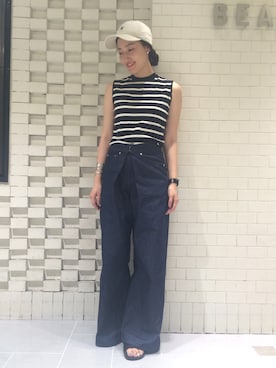 RIGID DENIM WIDE PANTSを使った人気ファッションコーディネート - WEAR