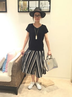 「boujeloud」｜「アイテム（帽子）」を使った、Boujeloud 沖縄ライカム店さん（レディース・160cm）の春コーディネート
