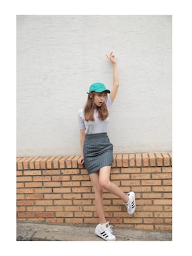 「STYLENANDA」｜히나さん（レディース・157cm）の夏コーディネート