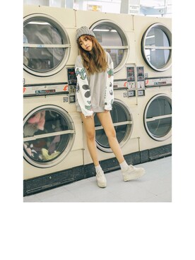 「STYLENANDA」｜히나さん（レディース・157cm）の夏コーディネート