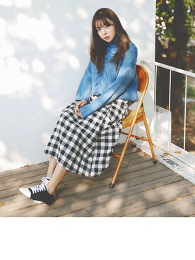 「STYLENANDA」｜히나さん（レディース・157cm）の秋コーディネート