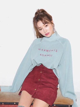 「STYLENANDA」｜히나さん（レディース・157cm）の冬コーディネート