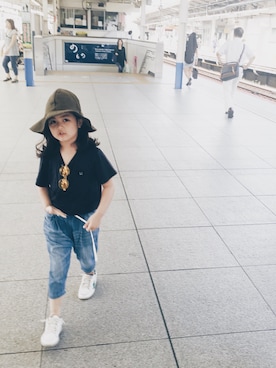 「Acne Studios（アクネストゥディオズ）のアイテム」を使った、Dianaaaaさん（キッズ・110cm）の秋コーディネート