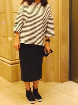 「minis mode（ミニモード）のアイテム」を使った、Starfishさん（レディース・156cm）の春コーディネート