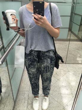 「minis mode（ミニモード）のアイテム」を使った、Starfishさん（レディース・156cm）の夏コーディネート