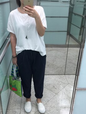 「minis mode（ミニモード）のアイテム」を使った、Starfishさん（レディース・156cm）の秋コーディネート