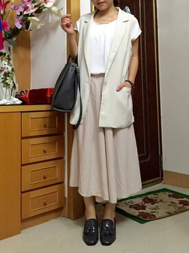 「minis mode（ミニモード）のアイテム」を使った、Starfishさん（レディース・156cm）の秋コーディネート