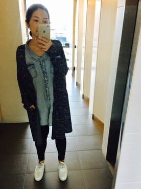 「jeans shirt」｜Starfishさん（レディース・156cm）の秋コーディネート