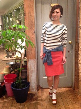 sayaさん（レディース・158cm）の春コーディネート