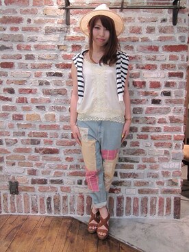 koizumiさん（レディース・156cm）の夏コーディネート