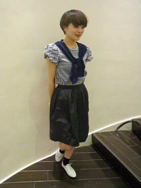 田中さん(レディース・155cm)の春コーディネート