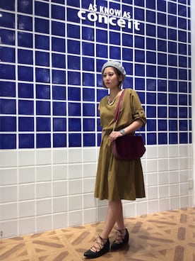 「おんなのこコーデ」｜「アイテム（アクセサリー）」を使った、Kazuki Higaさん（レディース・153cm）の夏コーディネート