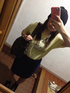 「Marc by Marc Jacobs（マークバイマークジェイコブス）のアイテム（スニーカー）」を使った、なつみんさん（レディース・149cm）の秋コーディネート