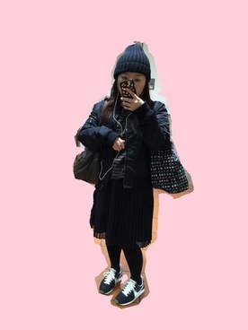 「stradivarius（ストラディバリウス）のアイテム（ブルゾン）」を使った、なつみんさん（レディース・149cm）の秋コーディネート