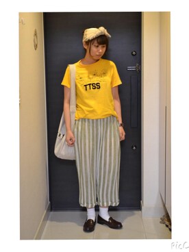 Yaneさん（レディース・158cm）の夏コーディネート