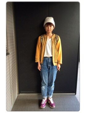 「ガイジン」｜Yaneさん（レディース・158cm）の秋コーディネート