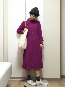 Yaneさん（レディース・158cm）の春コーディネート