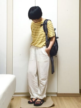 Yaneさん(レディース・158cm)の夏コーディネート