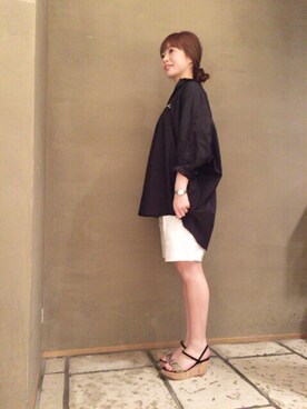 「ENensorcivet（イーエヌアンソール）のアイテム」を使った、misaさん（レディース・157cm）の春コーディネート