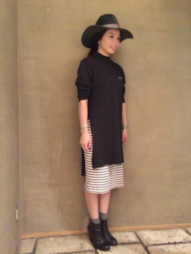 「charles anastase（シャルルアナスタス）のアイテム」を使った、misaさん（レディース・157cm）の夏コーディネート