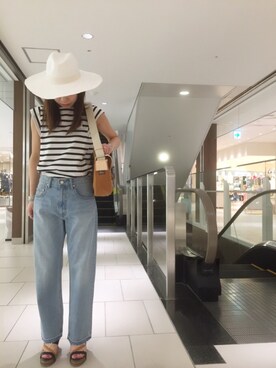 「Upla（ウプラ）のアイテム」を使った、misaさん（レディース・157cm）の春コーディネート