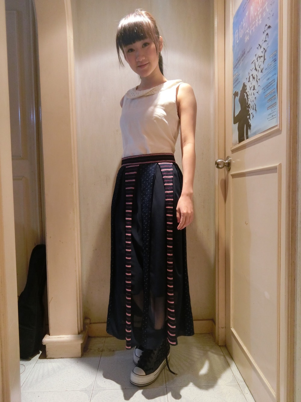 「dare to dreamのアイテム（その他トップス、ホワイト系）」を使った、烙印さん（レディース・155cm）の冬コーディネートの1枚目の写真