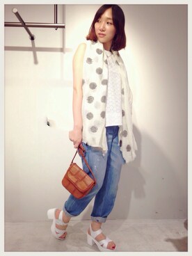 「soi-e（ソワ）のアイテム」を使った、まろんさん（レディース・163cm）の夏コーディネート