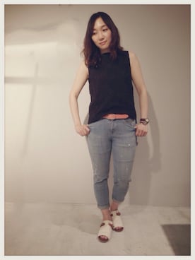 「soi-e（ソワ）のアイテム」を使った、まろんさん（レディース・163cm）の夏コーディネート