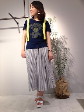 「soi-e（ソワ）のアイテム」を使った、まろんさん（レディース・163cm）の夏コーディネート