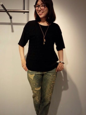 「soi-e（ソワ）のアイテム」を使った、まろんさん（レディース・163cm）の夏コーディネート