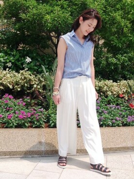 erikoさん（レディース・170cm）の夏コーディネート