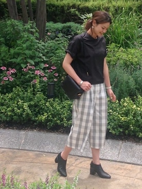 「STEPHEN（ステファン）のアイテム」を使った、erikoさん（レディース・170cm）の夏コーディネート