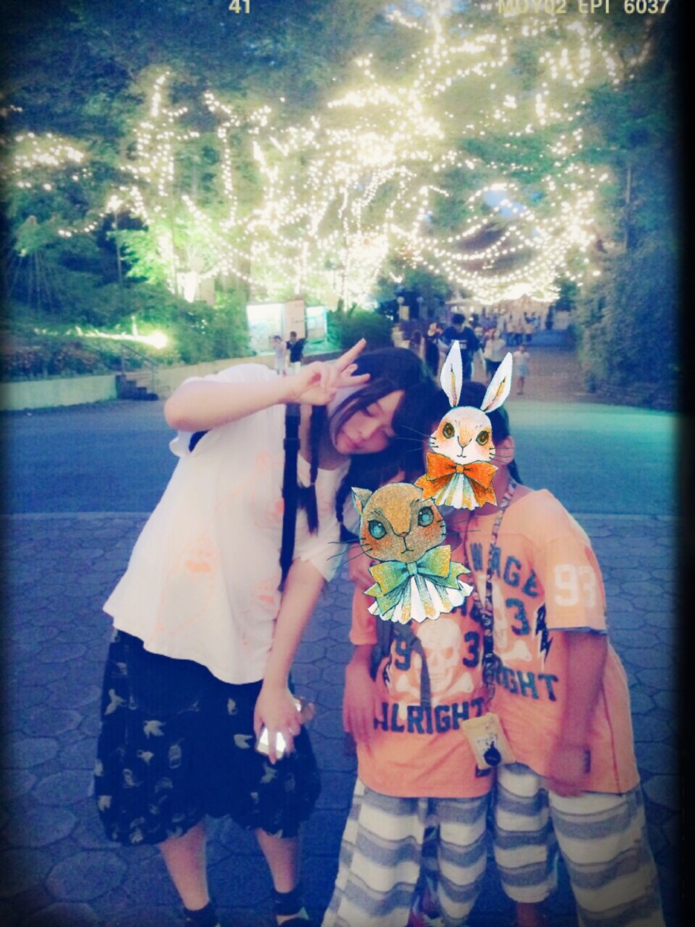 「FRAPBOIS」｜「FRAPBOIS ZOOの【ZOO×横浜・八景島シーパラダイス】ユキヒメチャンT（Tシャツ/カットソー、ホワイト系）」を使った、山田さん（レディース・151cm）の夏コーディネートの1枚目の写真