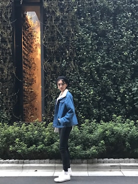 「アイテム（ハンチング/ベレー帽）」を使った、SEIKAさん（レディース・165cm・10代）の秋コーディネート