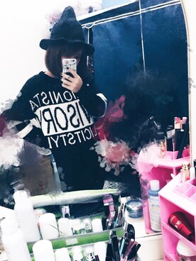 「5（ファイブ）のアイテム（チノパンツ）」を使った、杰安さん（レディース・156cm）の冬コーディネート