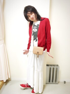 「H&M（エイチ・アンド・エム）のアイテム（ワンピース）」を使った、エーデルワイス門田樹さん（メンズ・168cm）の夏コーディネート