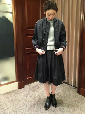 D'issy福岡店スタッフさん（レディース・168cm）の秋コーディネート