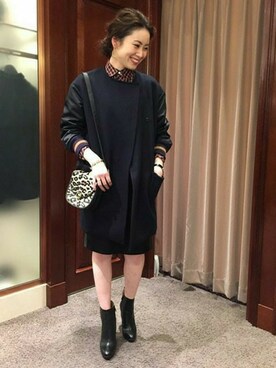 D'issy福岡店スタッフさん（レディース・168cm）の秋コーディネート