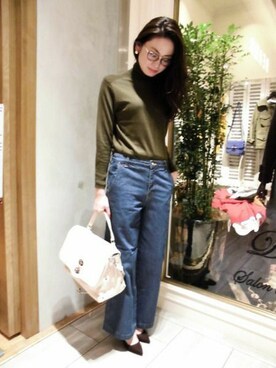 D'issy福岡店スタッフさん(レディース・168cm)の冬コーディネート