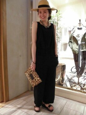 D'issy福岡店スタッフさん（レディース・168cm）の春コーディネート